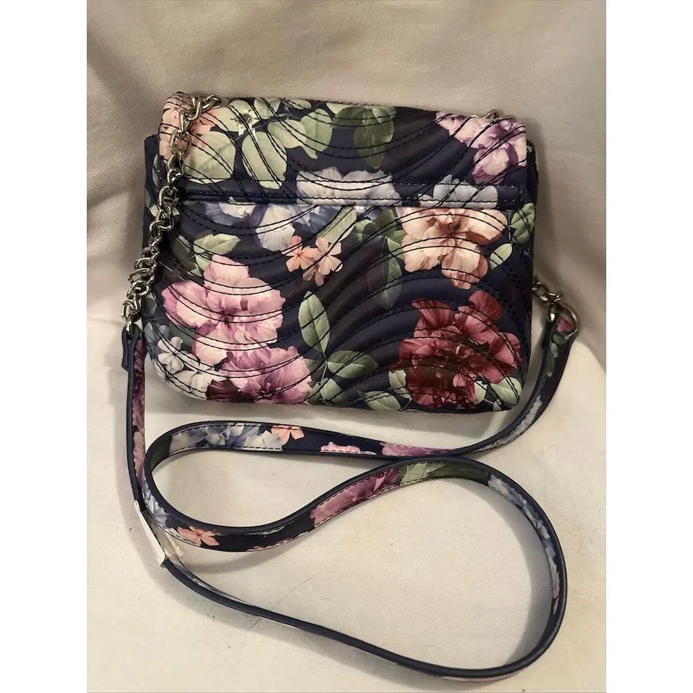 Betsey Johnson Floral Quilted Crossbody Bag Multicolor Women's Handbag